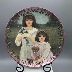 Vintage Kindred Moments Plate No. 5985A, Cherished Dreams Limited Edition Poulin
